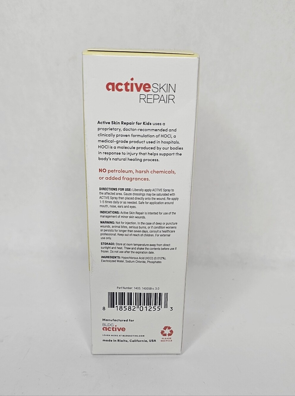 Active Skin Repair Kids Spray 3 Oz - Picture 2 of 4